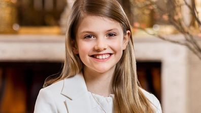 The Swedish royal family releases new portrait as future queen and second in line to the throne, Princess Estelle, turns 10 years old