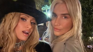 Paris Hilton and Kesha Coachella