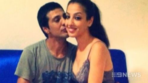 Leila Alavi with her estranged husband Mohtkar Hosseiniamraei. (9NEWS)