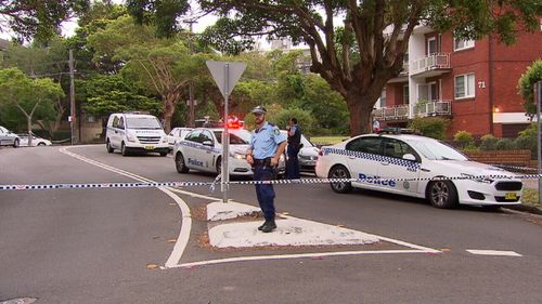 ‘Blood-soaked’ man found with large stomach wound in suburban Sydney street