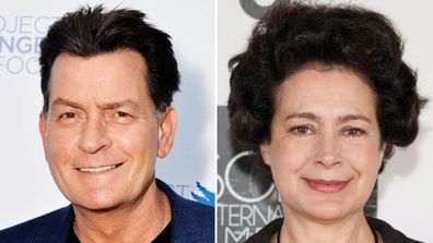 Charlie Sheen and Sean Young.