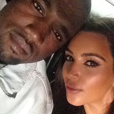 Kim Kardashian, Kanye West, selife