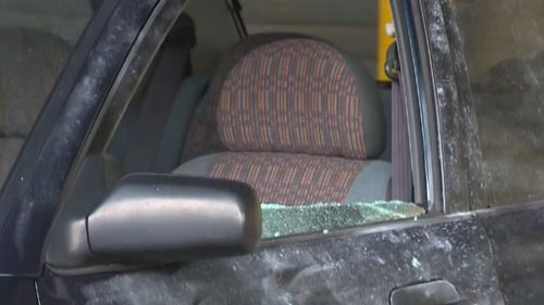 The man smashed a window and held a gun at the three teens forcing them to hand over their belongings. Image: 9News