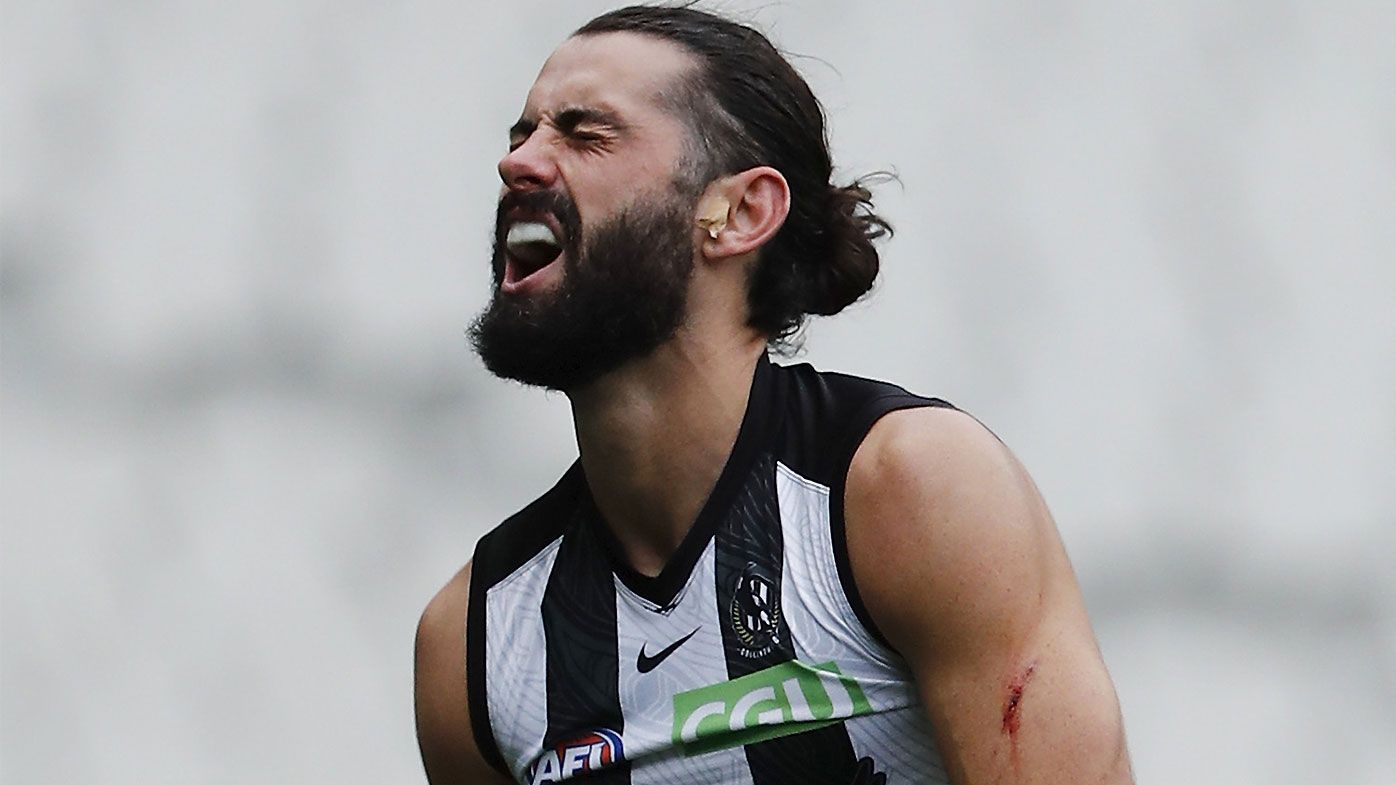 Collingwood star duo Brodie Grundy and Taylor Adams to miss up to three weeks through injury