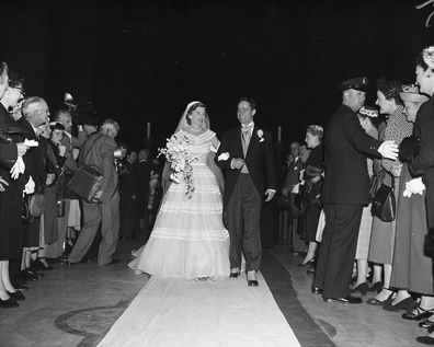 Eunice Kennedy Shriver Wore Grandmother's Dior Wedding Dress From 1953