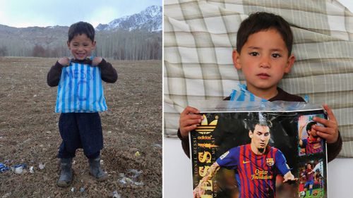 Murtaza is a dedicated Lionel Messi fan. (AFP)