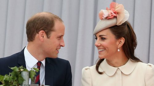 The Duke and Duchess of Cambridge attended a commemoration in Belgium. (AAP)