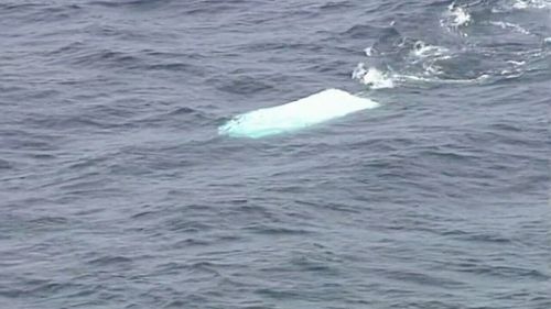 A 6-metre vessel is believed to have flipped over while carrying five passengers - three men aged 18, 29 and 46, and three 13-year-old children. Picture: 9NEWS.