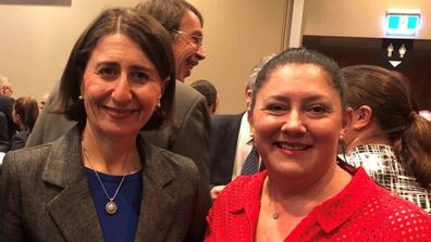 With NSW Premier Gladys Berejiklian.