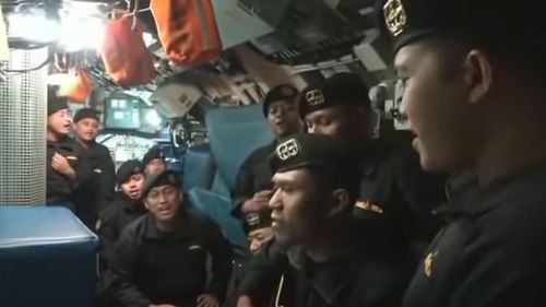 Crew aboard the KRI Nanggala 402 submarine filmed themselves singing a farewell video weeks before the vessel sank.