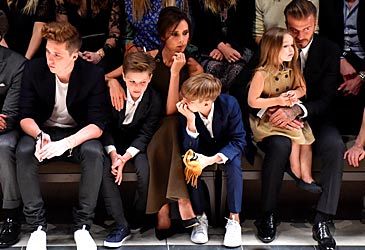 Who is Victoria and David Beckham's firstborn daughter?