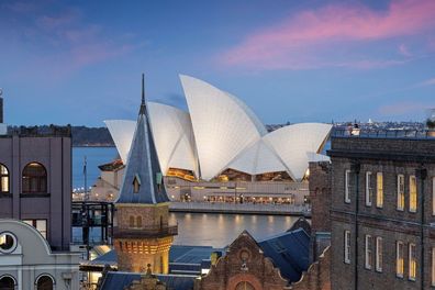 Opera House at sunset