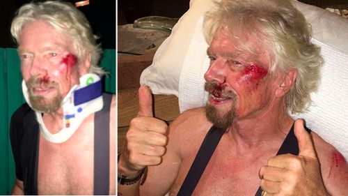 'I thought I was going to die': Sir Richard Branson reveals horror bike crash