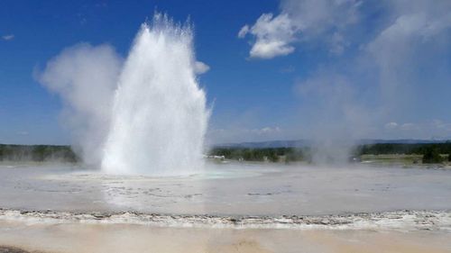 Yellowstone is famous for its volcanic activity.