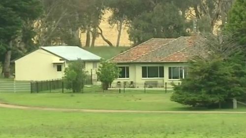 The couple's rural NSW property. (9NEWS)