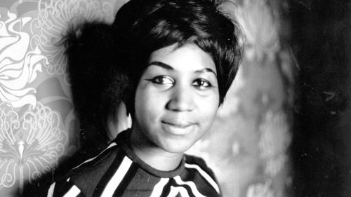 A young Aretha Franklin.