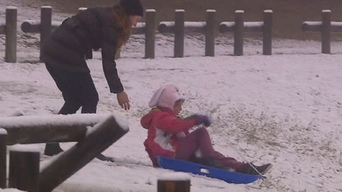 Snow in the NSW Blue Mountains