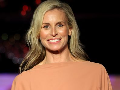 NEW YORK, NEW YORK - SEPTEMBER 18: Niki Taylor walks the runway at the Coolibar Mott50 Edition Sun Safe Soirée Fashion Presentation on September 18, 2025 in New York City. (Photo by JP Yim/Getty Images)