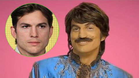 Racist? Ashton Kutcher in 'brownface' video