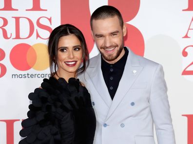 Liam Payne and Cheryl Cole attend The BRIT Awards 2018 held at The O2 Arena on February 21, 2018 in London, England.