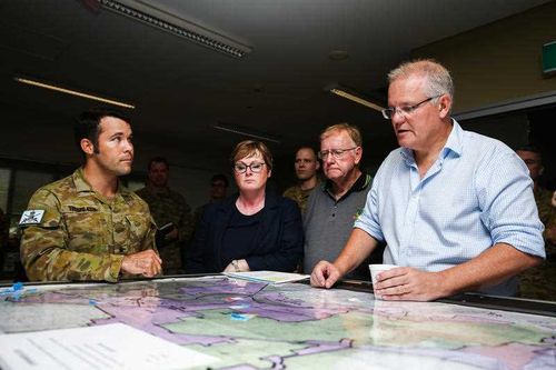 Scott Morrison was in Townsville on Tuesday. 