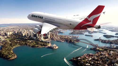 Qantas plane.