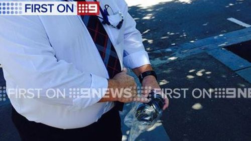 Police were called after reports of a loud explosion. (9NEWS)