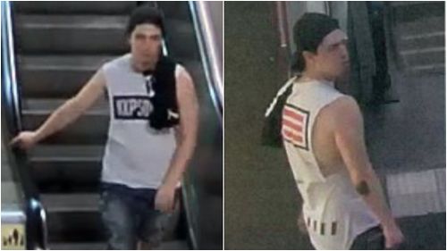 The offender fled the scene on foot to a nearby train station after the attack.  (Victoria Police)