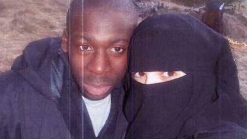 Amedy Coulibaly with his girlfriend Hayat Boumeddiene who remains at large. (Le Monde)