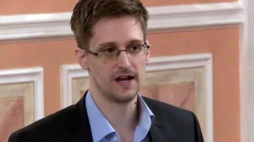 In this Oct. 11, 2013 file image made from video and released by WikiLeaks, former National Security Agency systems analyst Edward Snowden speaks in Moscow.