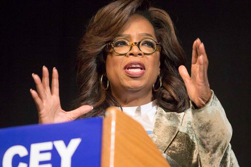 Oprah Winfrey has made a surprise appearance in Georgia, urging voters to make history by backing Democratic gubernatorial candidate Stacey Abrams in next week's election.