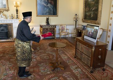 Queen Elizabeth virtual audience with Ambassador of Malaysia Zakri Jaafar