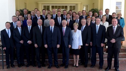 Turnbull ministry sworn in at Canberra ceremony