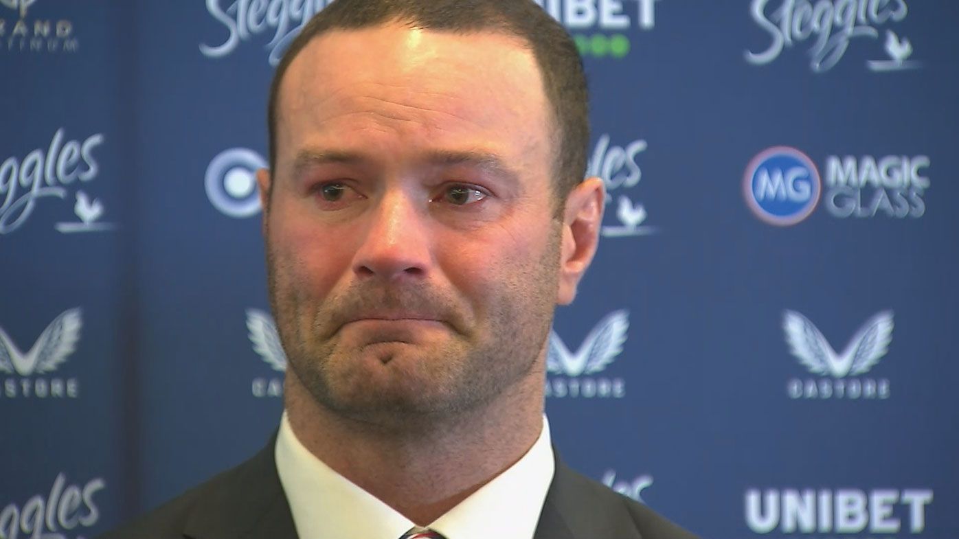 An emotional Boyd Cordner confirms his retirement from rugby league.