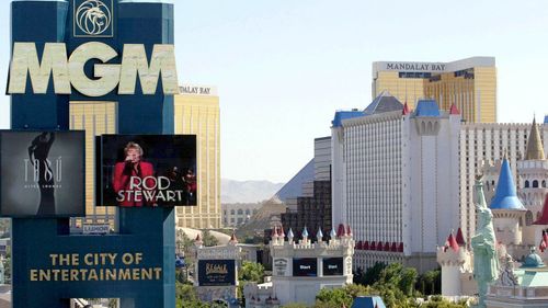 The incident happened during a show at MGM Grand in Las Vegas.