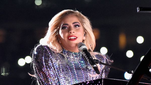 All the glitter, all the glam. Yes, it's Lady Gaga. Image: Getty.