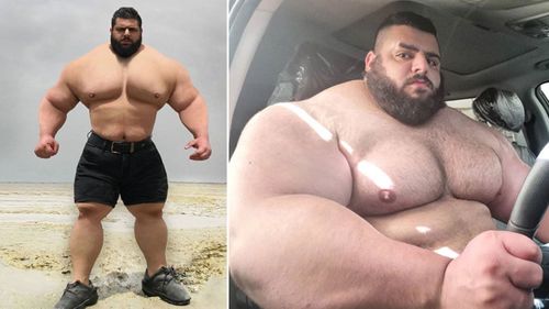 Iranian Sajad Gharibi stands at 1.85 metres tall and weighs in at a colossal 178 kilograms. 