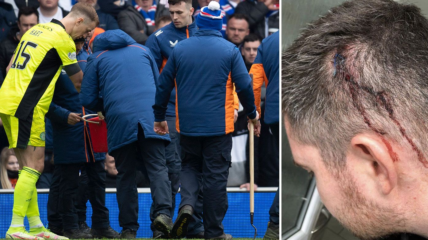 Celtic staff member hit by glass bottle in team's derby win over Rangers