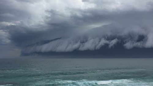 The shelf cloud rolled in from the sea. (Georgie Lorson)