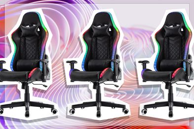 9PR: Advwin Gaming Chair with RGB LED Lights