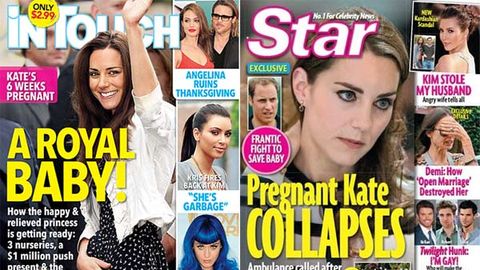 Kate Middleton is pregnant ...according to trash mags
