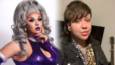 Molly Poppinz in and out of drag. RuPaul&#x27;s Drag Race 2022