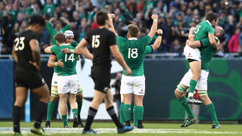 Ireland defeat the All Blacks in the United States.(Getty)