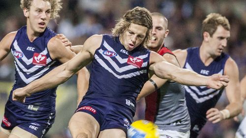 Nathan Fyfe is a Brownlow Medal favourite this year.
