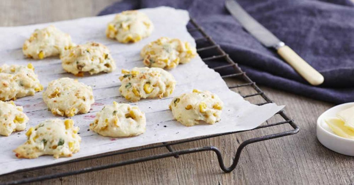 Corn Fritter Drop Cookies 9kitchen