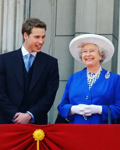 Queen Elizabeth and Prince William