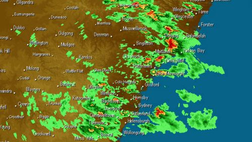 Storm activity over parts of NSW. (Weatherzone)