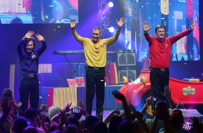 during the Wiggles Celebration Tour at Sydney Entertainment Centre on December 23, 2012 in Sydney, Australia.