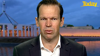 Senator Canavan said vaccines don't stop transmission completely.