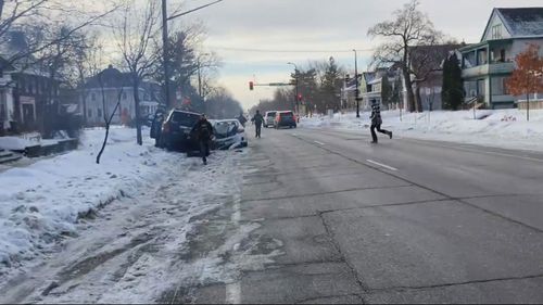 Good's Honda crashed into a parked car after she was shot.